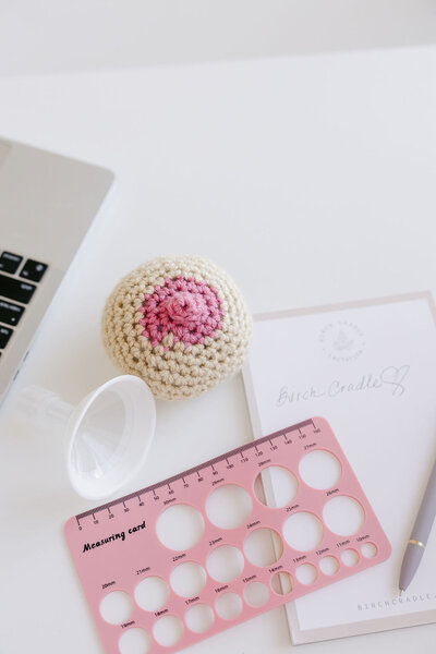 crochet boob - flange sizing