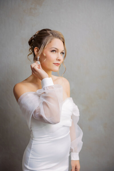 Bride with Veil - Bay Area Wedding Photographer