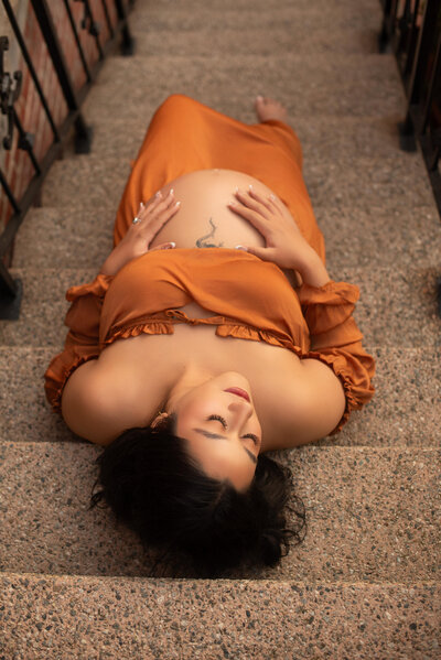 Malaga Cove Maternity Photoshoot in Palo Verdes California