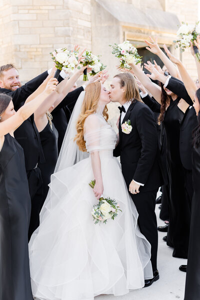 wedding photos at Kansas University