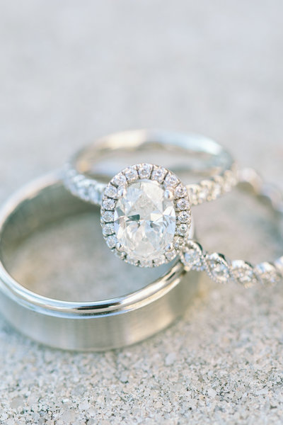 wedding rings during Savannah wedding photos