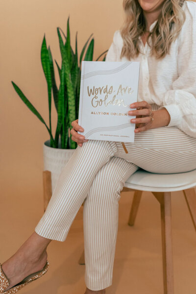 Words Are Golden is a book by Allyson Golden to help take you deeper in God's word through creative journaling and thoughtful devotionals.
