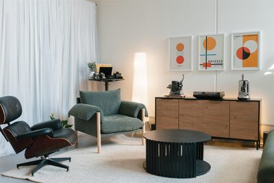 Hair and makeup station at Studio by Pepper June, Castle Hill in Sydney's Hills District