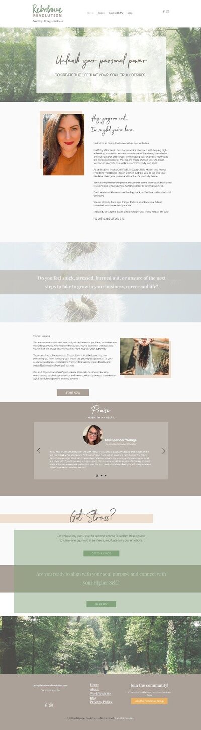 natural website design