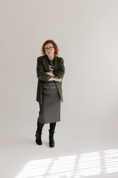 Self-portrait of Carrie, Northern Virginia branding photographer