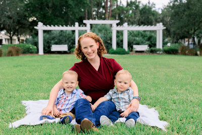 Groom kisses brides cheek before their Floridan Palace wedding in Tampa