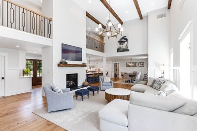 Maryland home for sale with stunning open floor plan and high vaulted ceilings