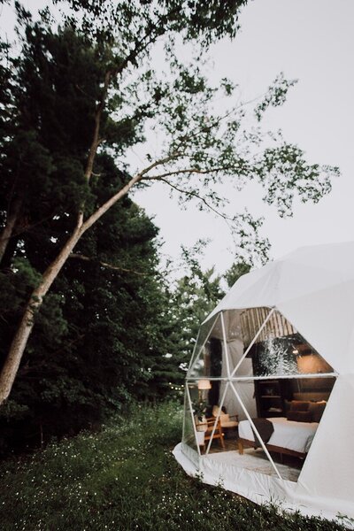 sweetbriar ridge  dome glamping