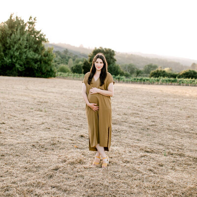 Outdoor Maternity Photo in San Francisco