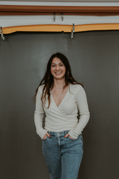 woman smiling