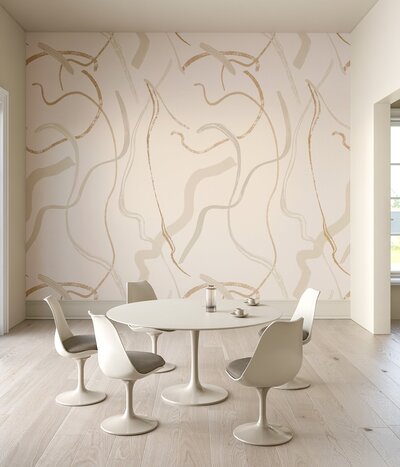 Surface Pattern Design and Art Licensing by Lucia Pador - Terrain for drop it Modern - TERRAIN© MURAL _ SAND