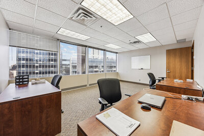 Temporary office for construction company