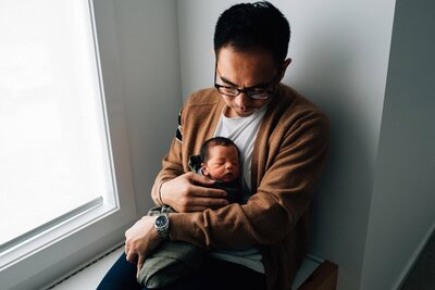 baby eye contact lifestyle newborn photography melbourne And So I Don't Forget Photography