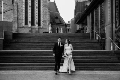 Old tower house wedding