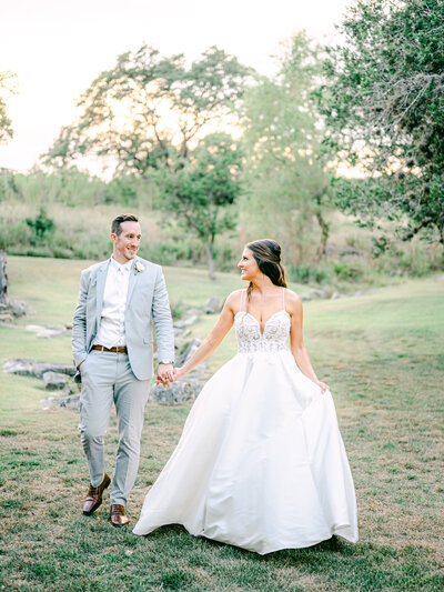 Romantic wedding portraits at The Ivory Oak in Wimberly, TX