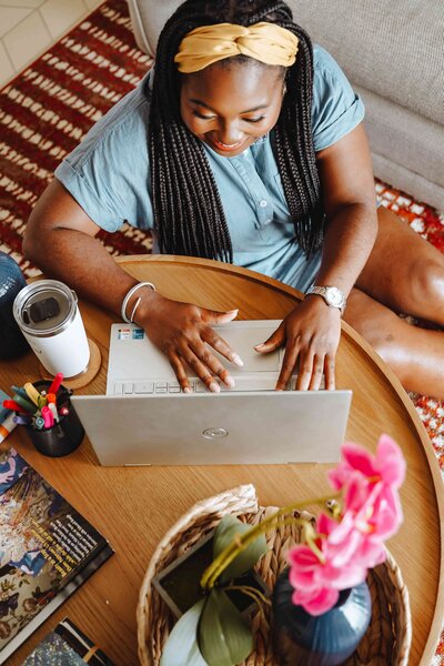 Woman on Laptop