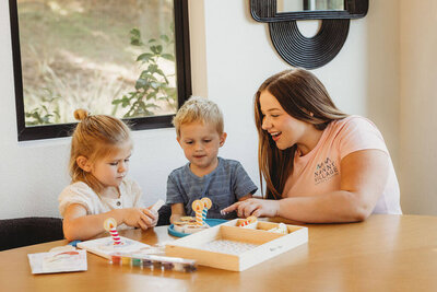 Private Teacher Nanny with child in the home for virtual services