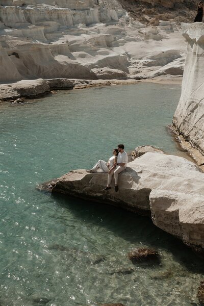 Romantic Surprise Engagement session on Milos Greece by Joanna Fotopoulou