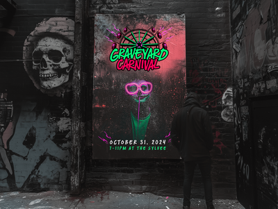 Graveyard Carnival Street Poster