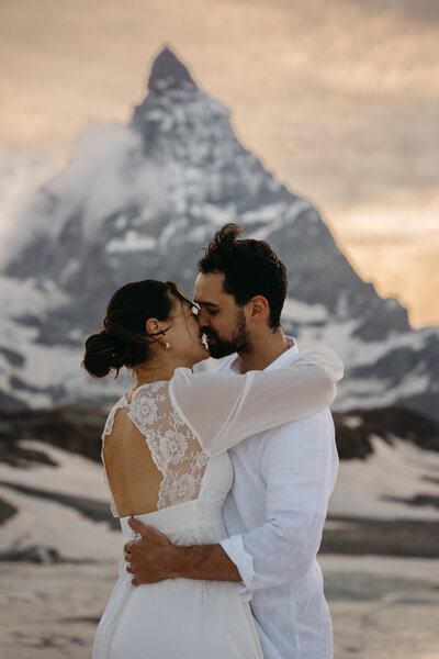 Matterhorn sunset elopement
