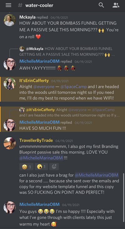 Remote ID member chats from the discord group