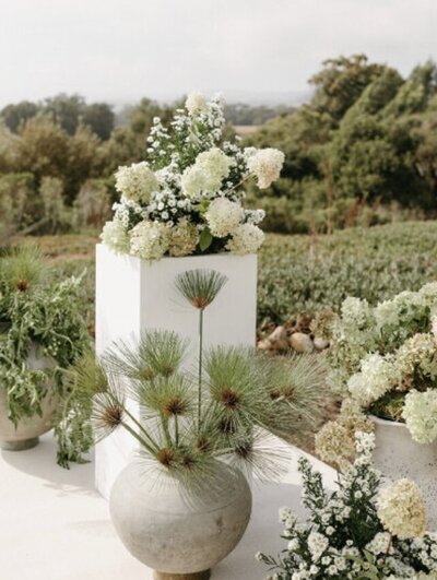 beautiful floralscape by destination wedding planner