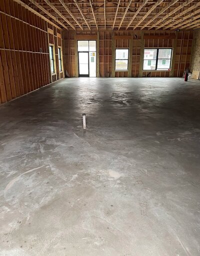 New slab on grade concrete foundation philadelphia
