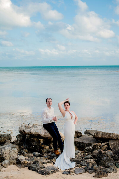Destination Wedding in the Bahamas on the beach