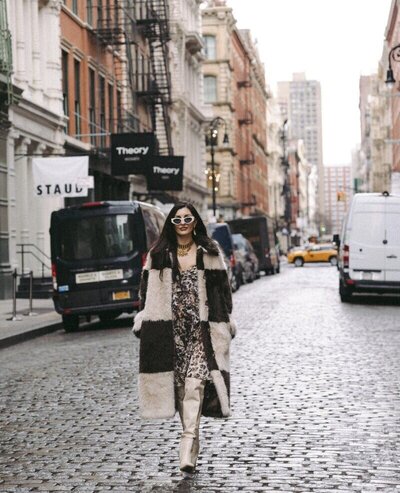 Boston personal stylist shopping for a client