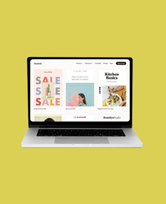 Desktop view of the flodesk website