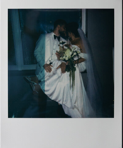 bride hugging dad at ceremony - toronto wedding photographer