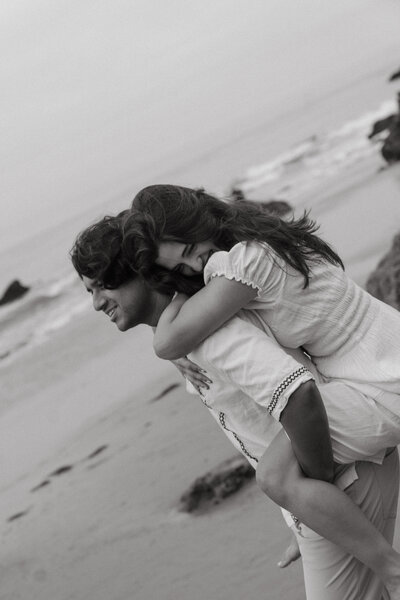 Los Angeles Editorial Beach Engagement - Los Angeles Wedding Photographer