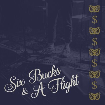Ellie Brown Branding's client:  Six Bucks & A Flight's logo