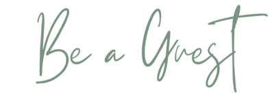 Word Art: Be a Guest