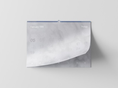 Calendar Flip Mockup