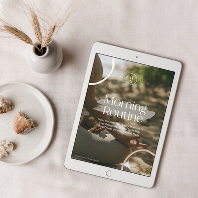 morning routine for overwhelmed women free guide