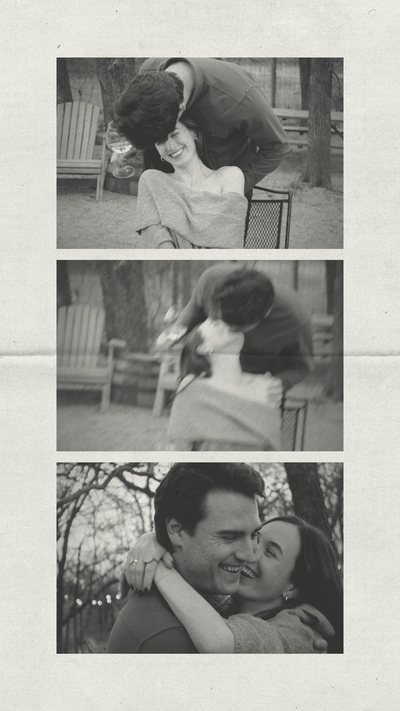 Series of images of engagement shoot from engagement videographer_ADP Studio