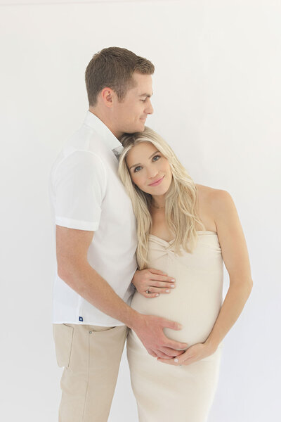 studio maternity session in lodi california