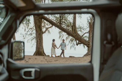 couple walking together
