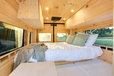 van interior