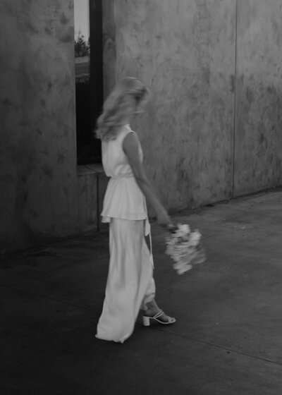 bride in trending wedding dress for new zealand wedding