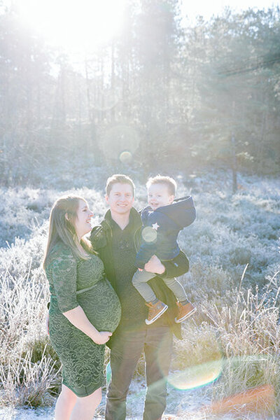zwanger winter shoot hoorn