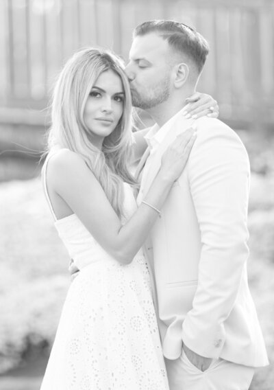 black and white couple engagement session | toronto wedding photographer