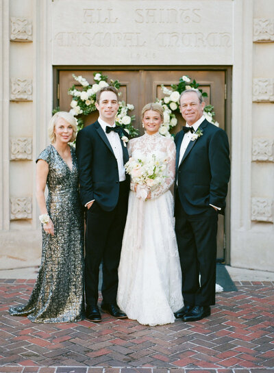 All Saints Episcopal Church wedding in Birmingham, AL