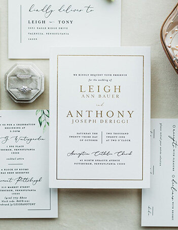 Greek Santorini Wedding Invitations