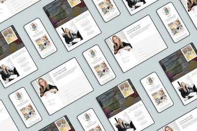 Semi custom website design for functional medicine provider