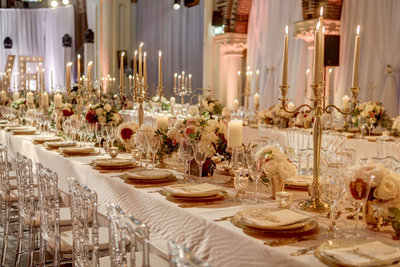 Dinner table wedding