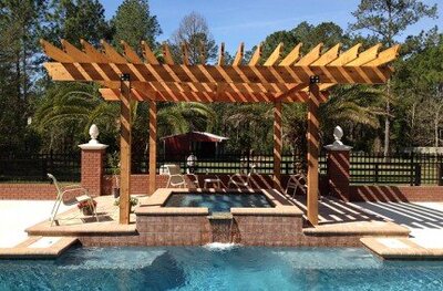 Poolside Pergola Jacksonville FL