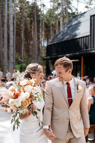 intimate wedding ceremony in Wadena, MN