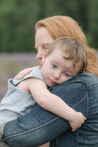 Family session by North Carolina photographer